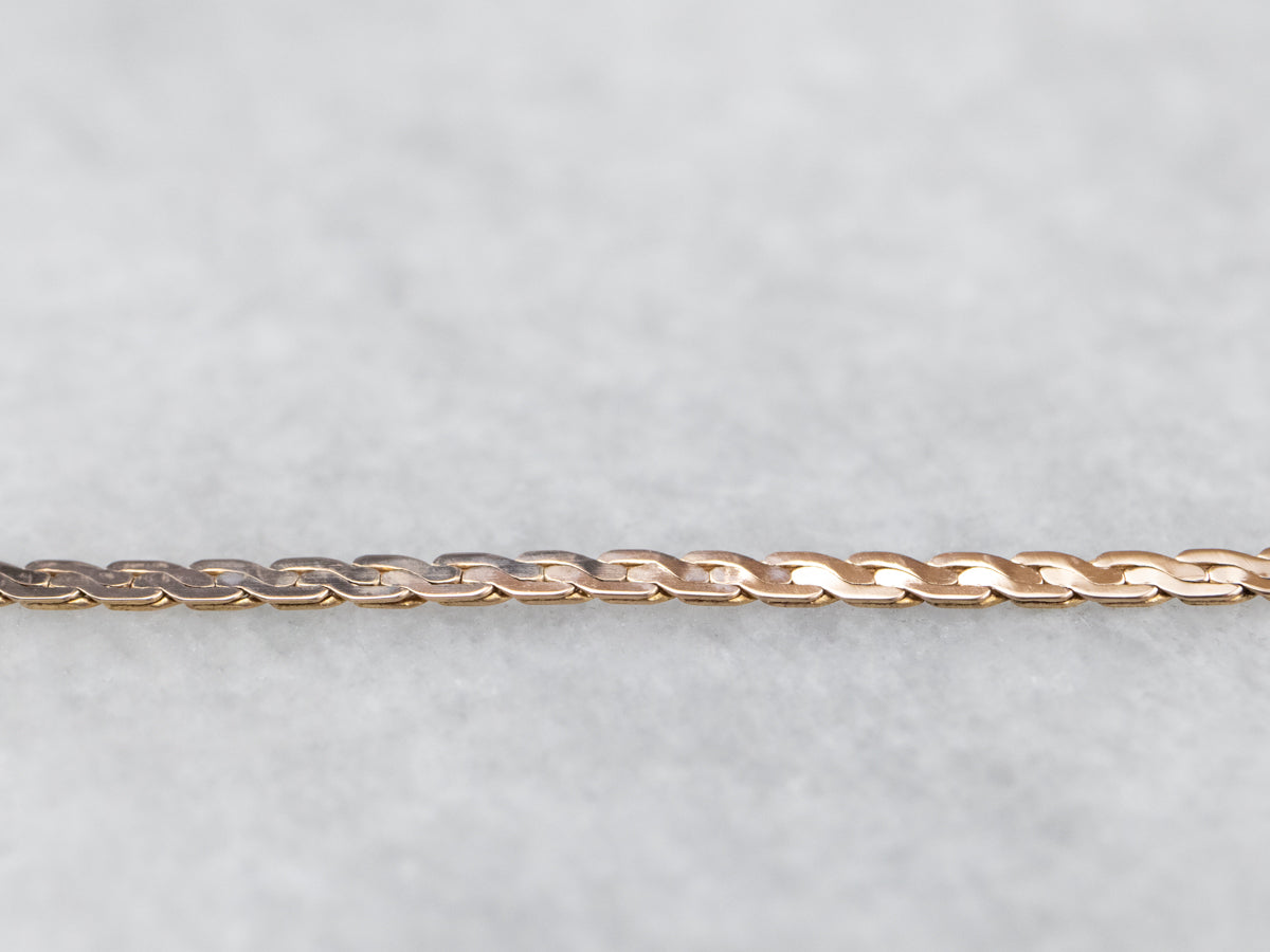 Gold Bow Amethyst and Diamond Necklace