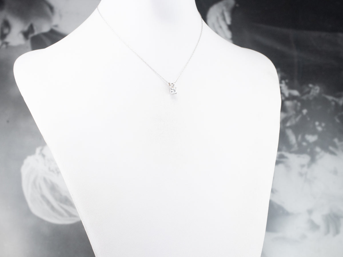 Princess Cut Diamond Pendant