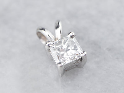 Princess Cut Diamond Pendant