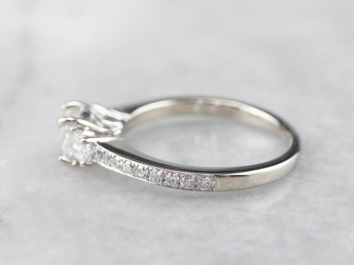 Modern Princess Cut Diamond Engagement Ring