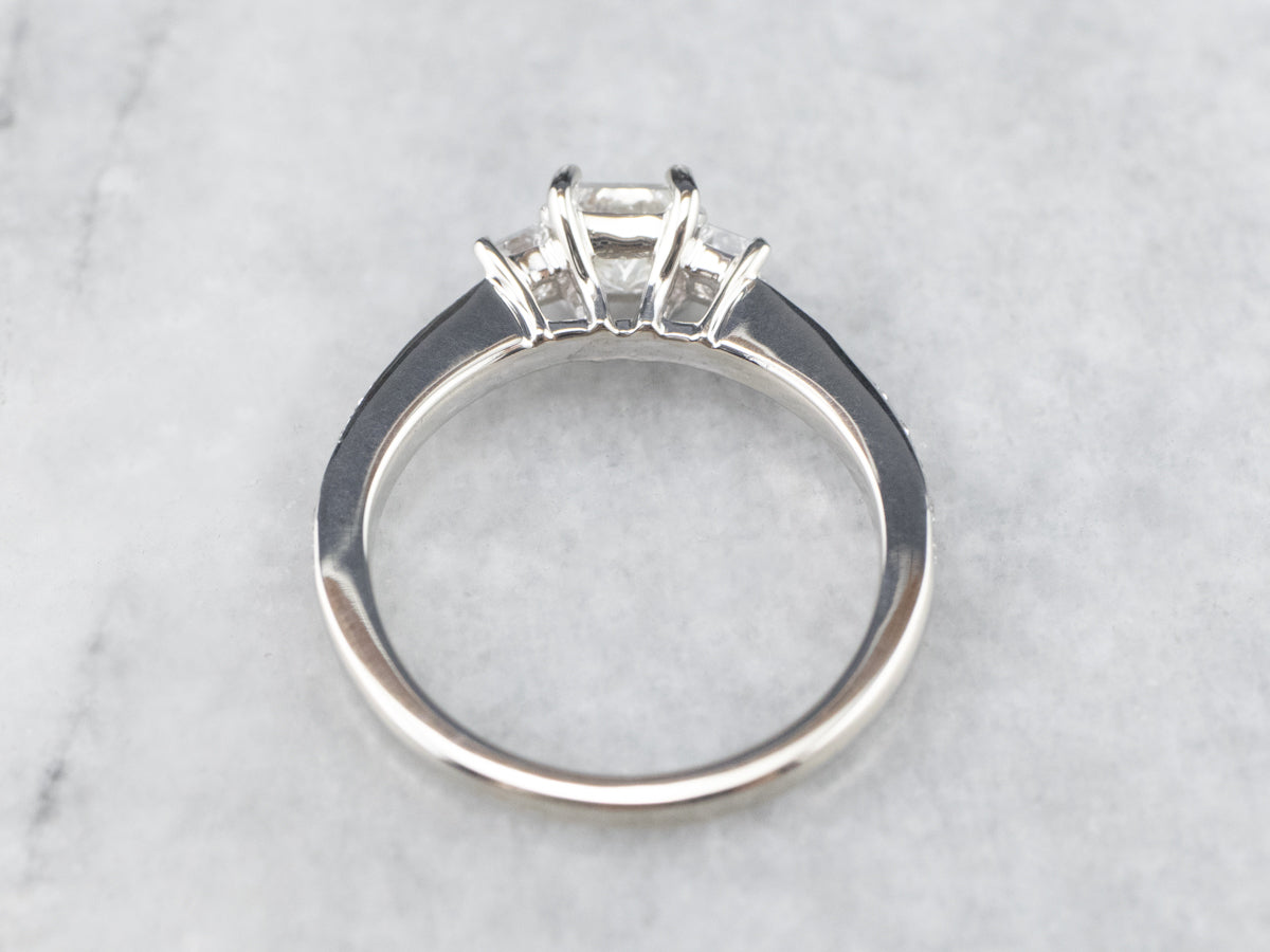 Modern Princess Cut Diamond Engagement Ring