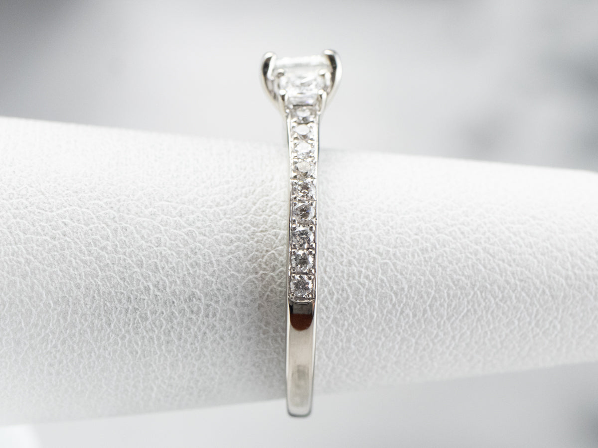 Modern Princess Cut Diamond Engagement Ring