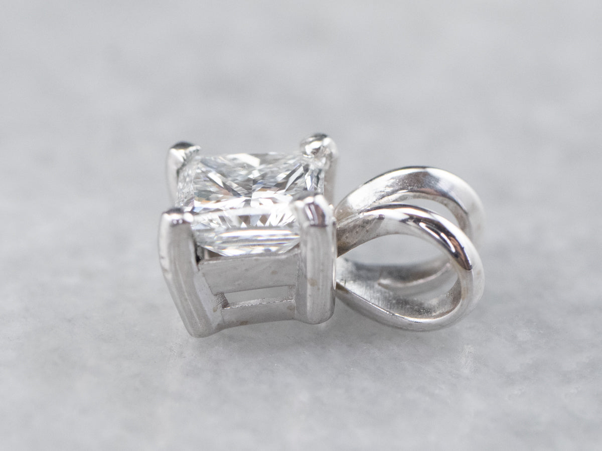 Princess Cut Diamond Pendant
