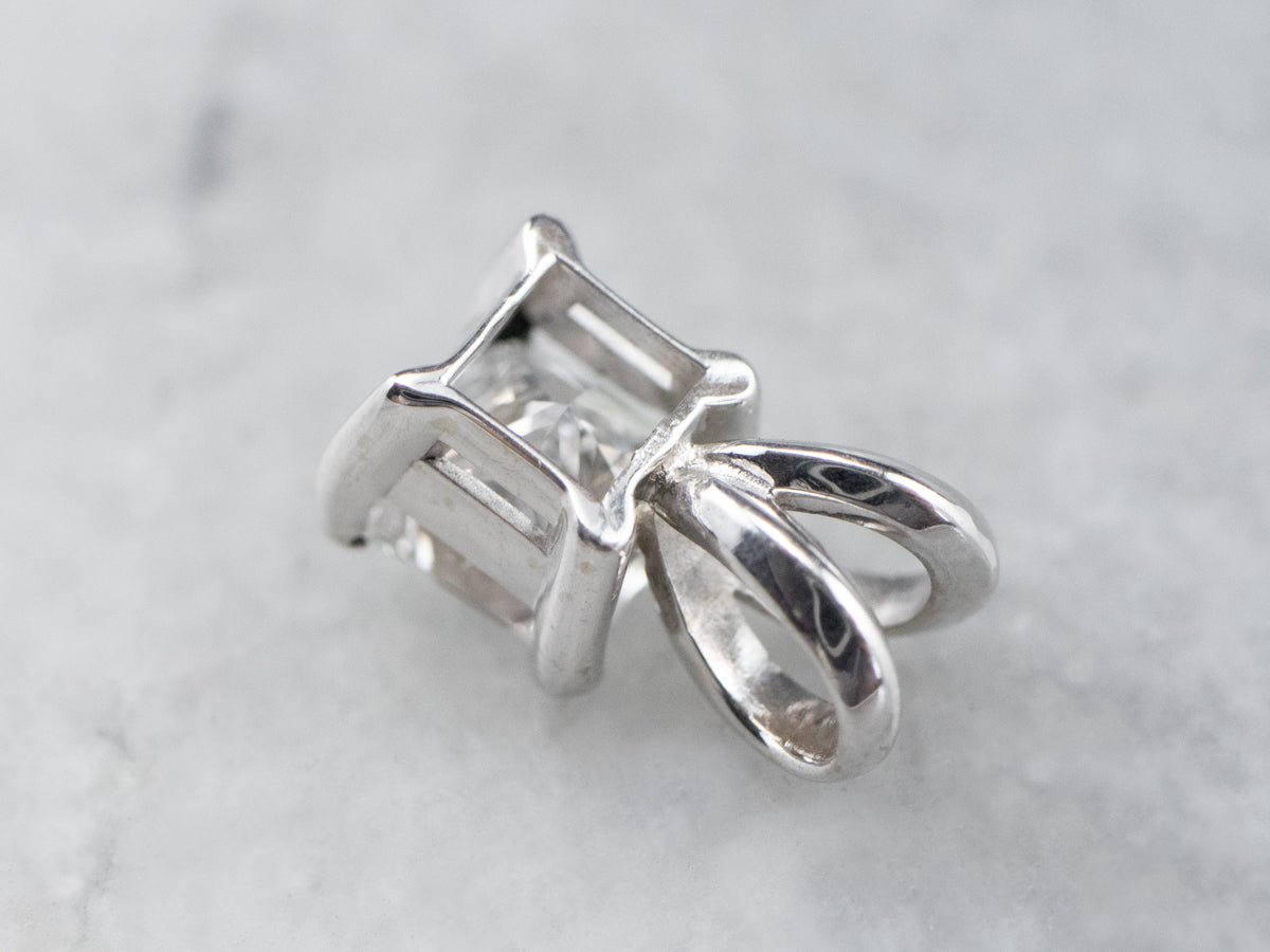 Princess Cut Diamond Pendant