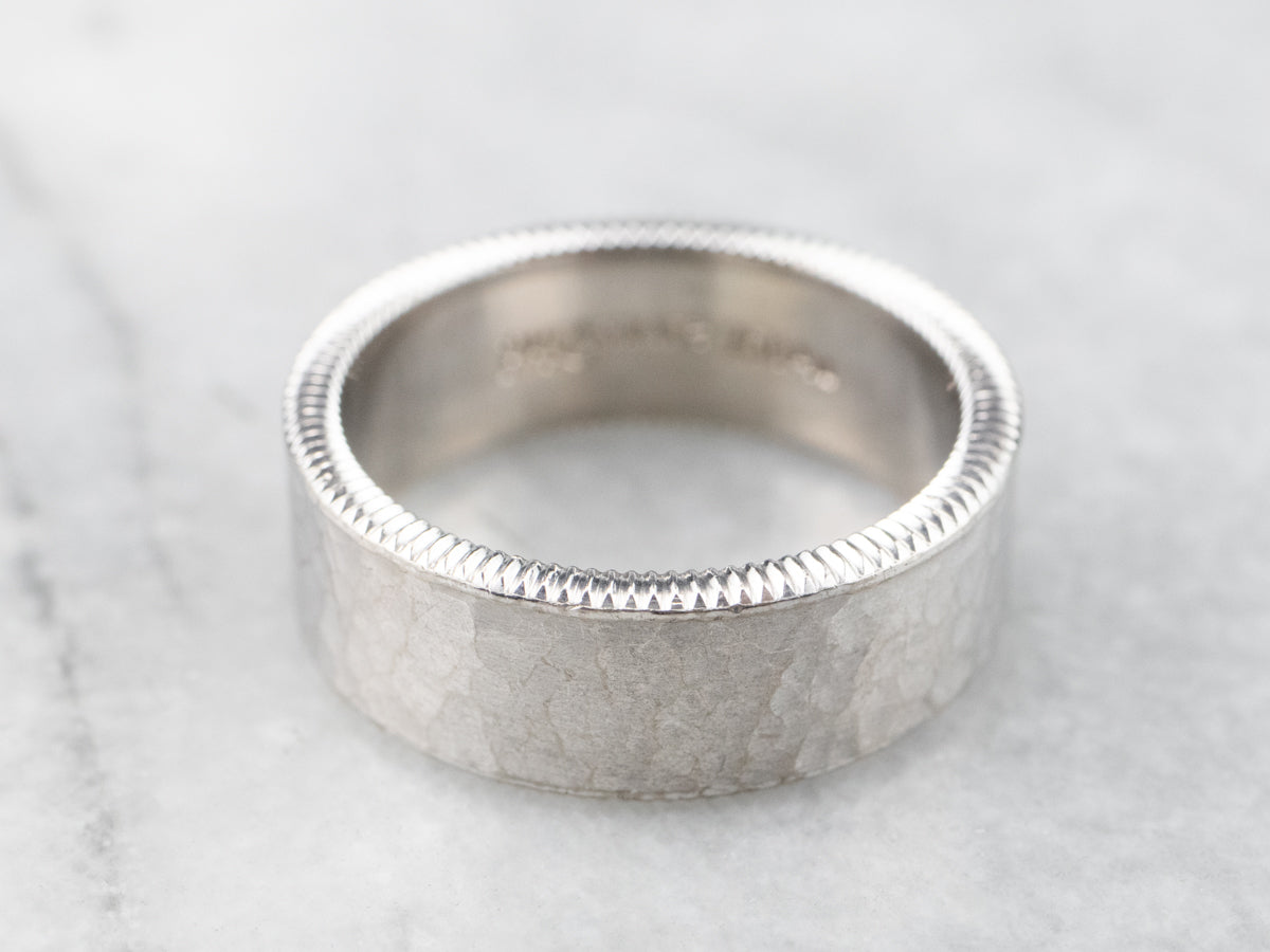 Heavy Hammered Finished Band