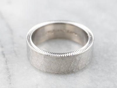Heavy Hammered Finished Band