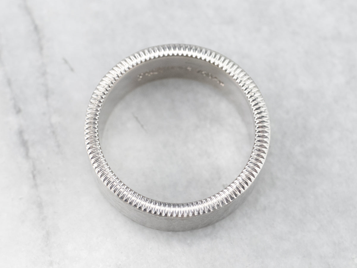 Heavy Hammered Finished Band