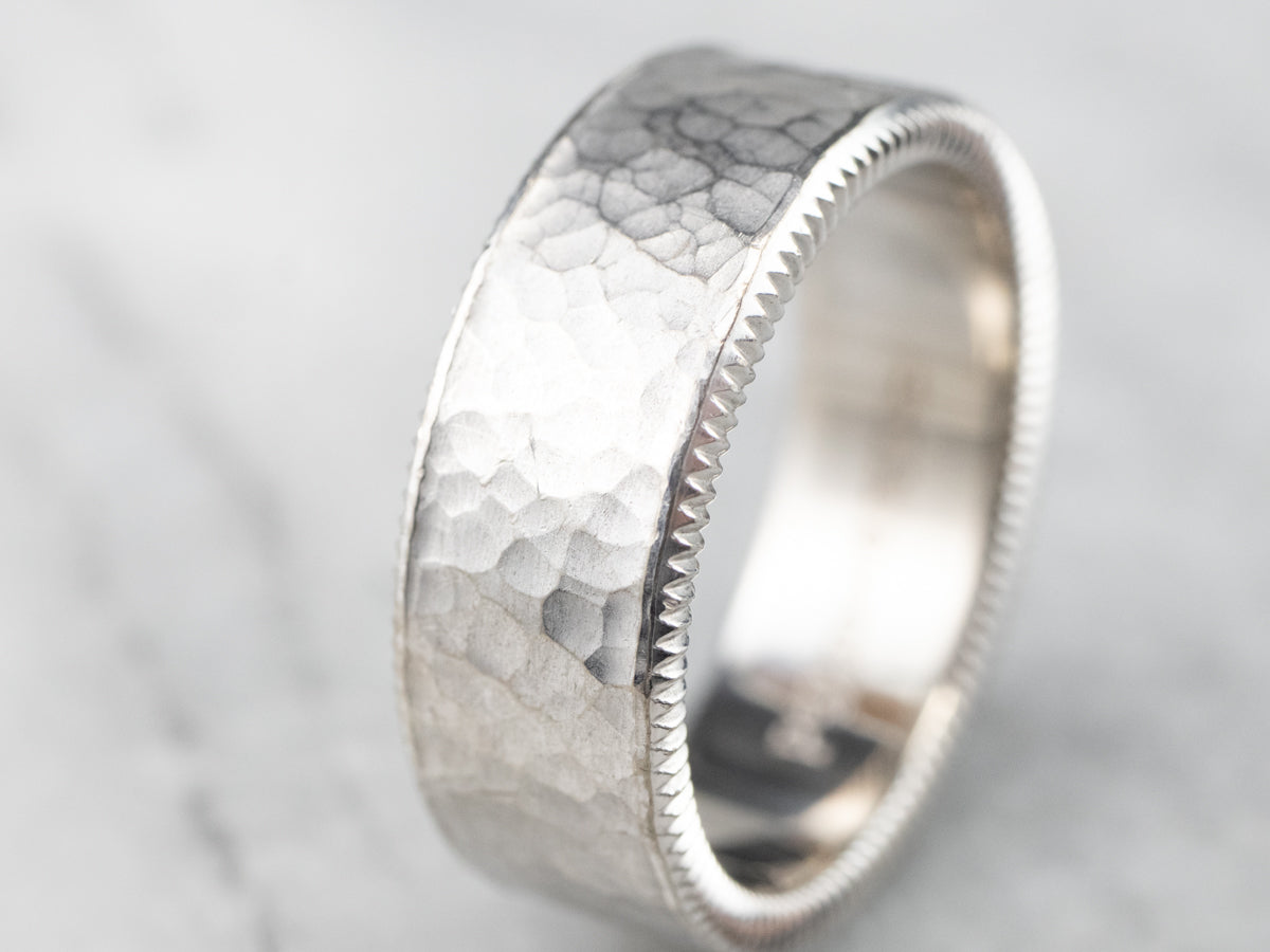 Heavy Hammered Finished Band