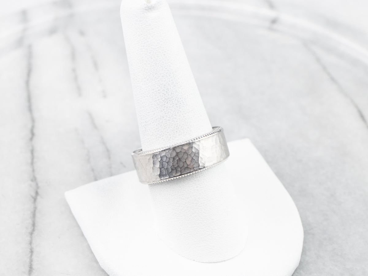Heavy Hammered Finished Band