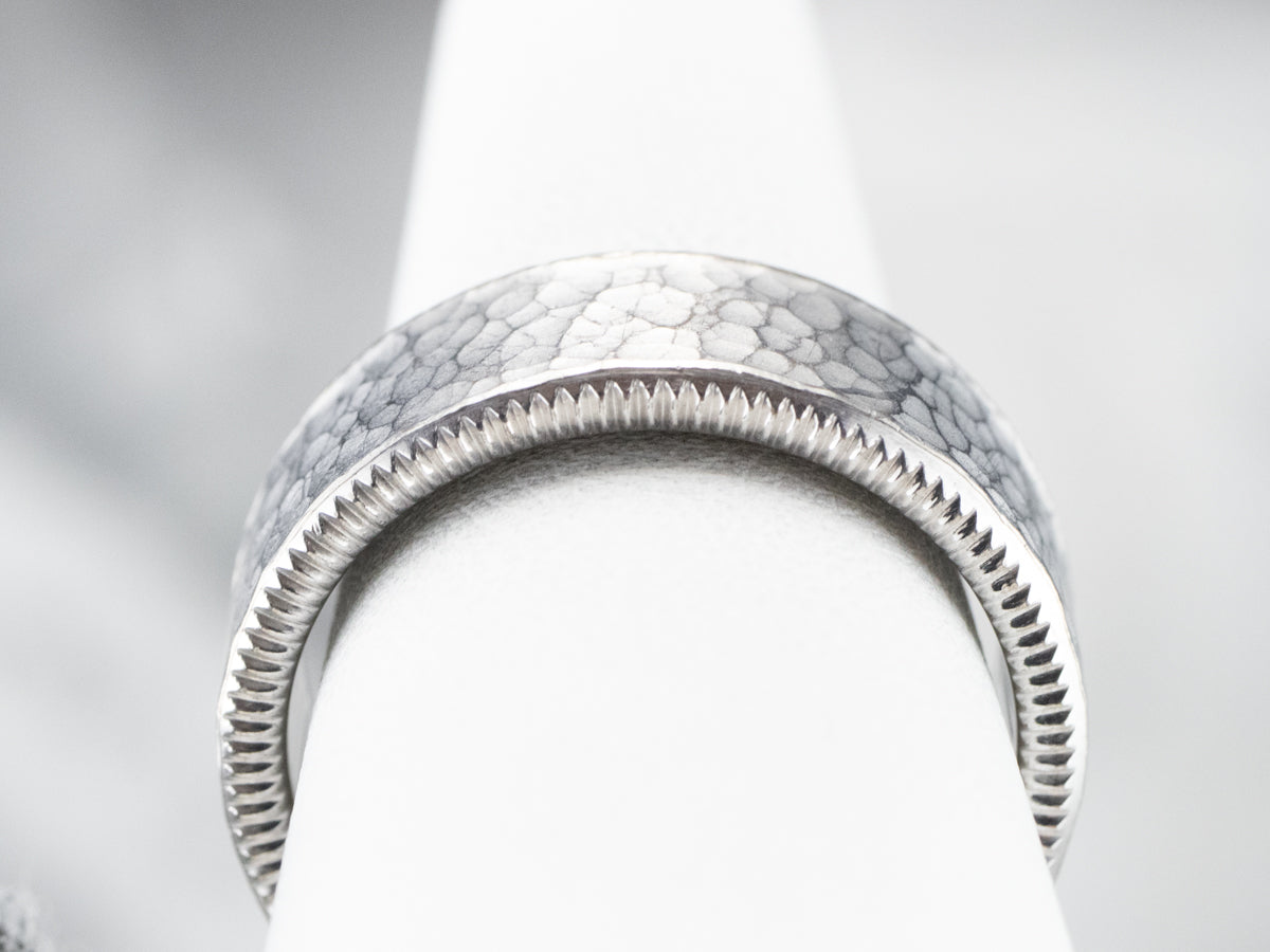 Heavy Hammered Finished Band
