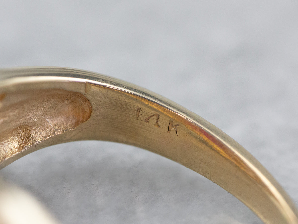 Ruby Diamond Gold Engagement Ring