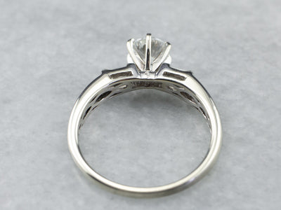Classic Diamond White Gold Engagement Ring