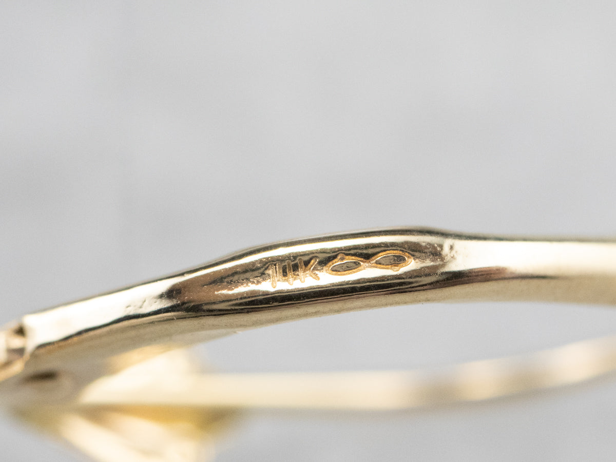 Pear Cut Citrine Gold Bar Drop Earrings