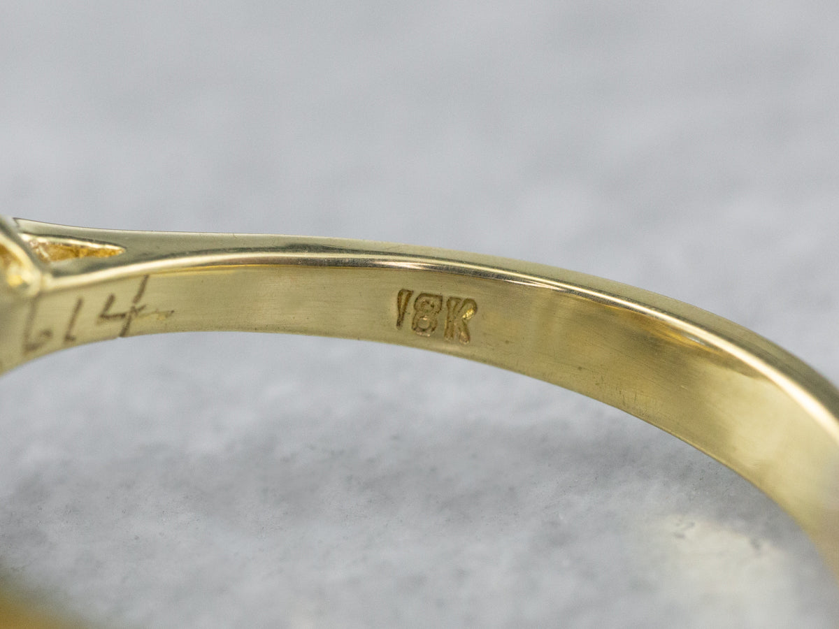 Sapphire and Diamond Cocktail Ring