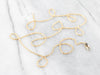 Long 14K Gold Rope Twist Chain