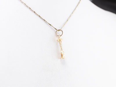 14K Gold Space Needle Charm