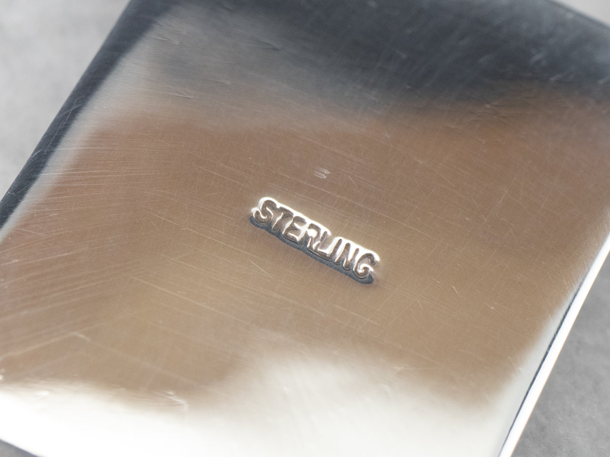 Sterling Silver Orange Agate Pendant