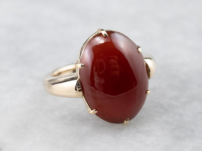 Antique Carnelian and Gold Ring