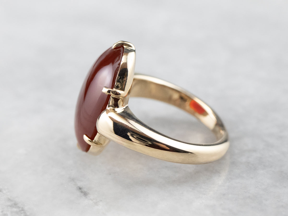 Antique Carnelian and Gold Ring