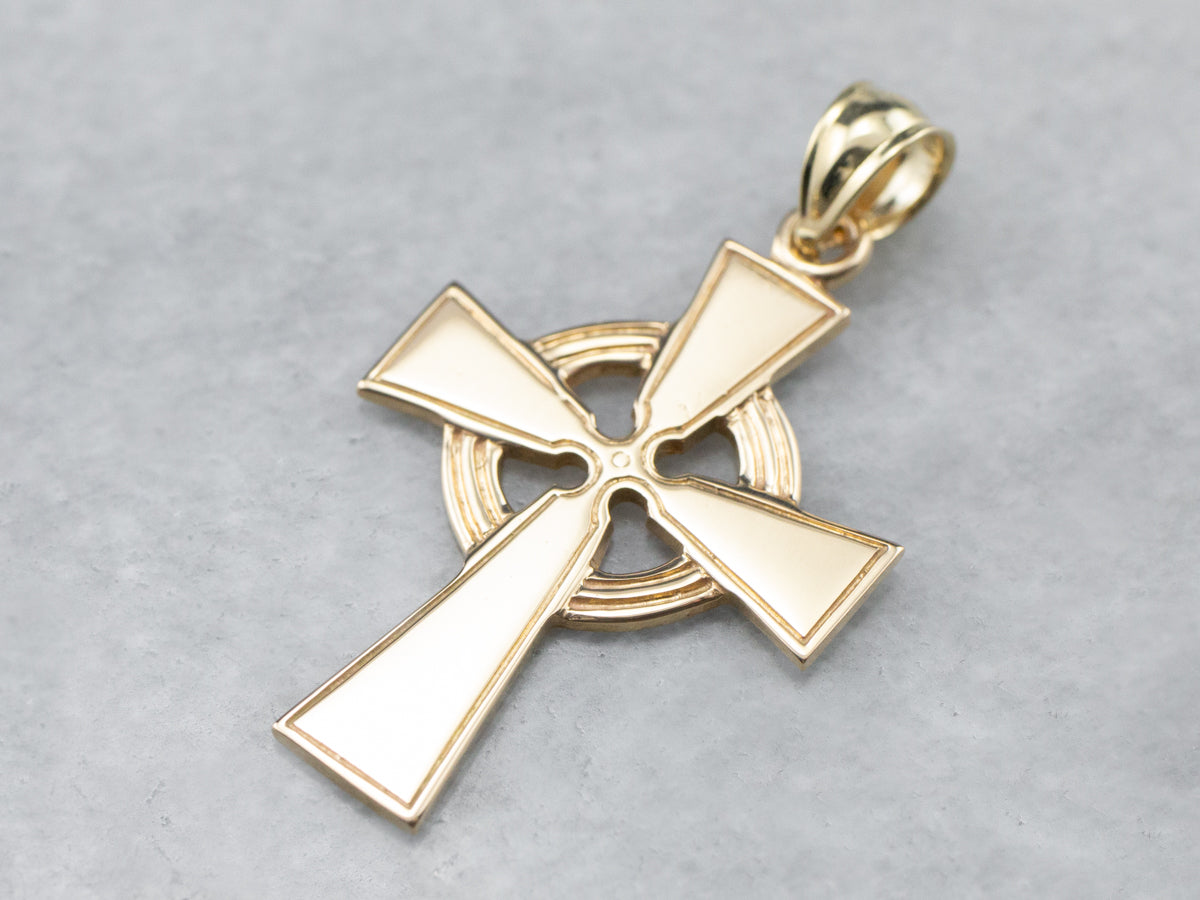 Vintage Gold Celtic Cross