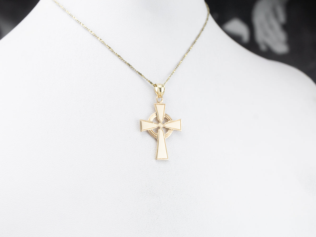 Vintage Gold Celtic Cross