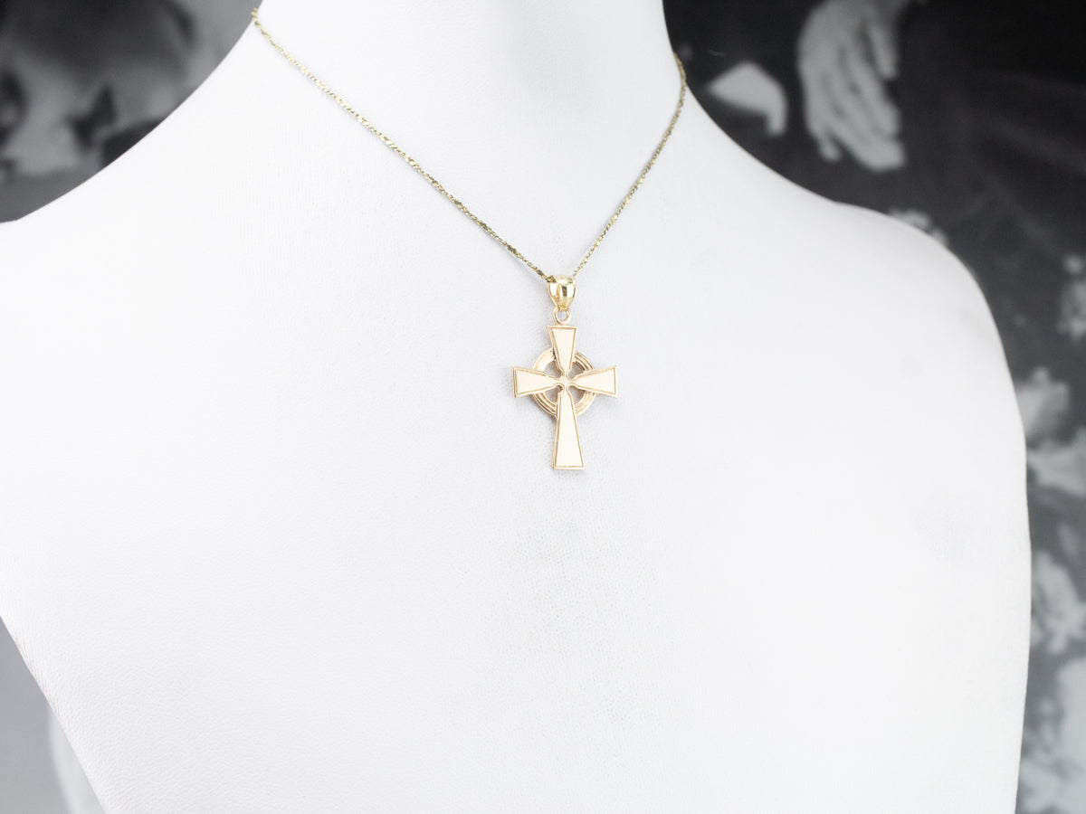 Vintage Gold Celtic Cross