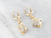 Vintage 18K Gold Drop Earrings