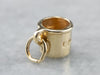 Bottoms Up Gold Cup Charm
