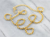 Long 18K Yellow Gold Rolo Chain