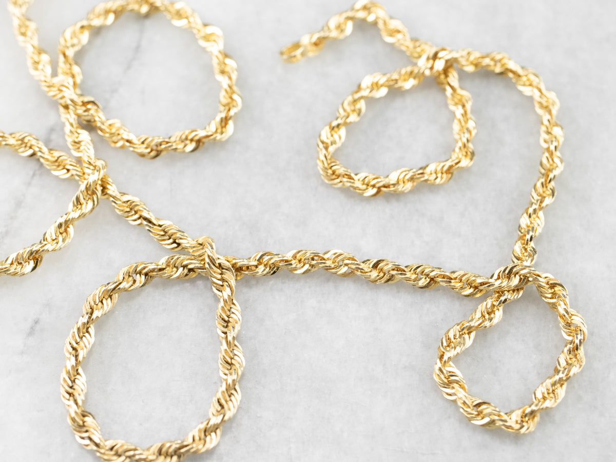 Fat Gold Rope Chain