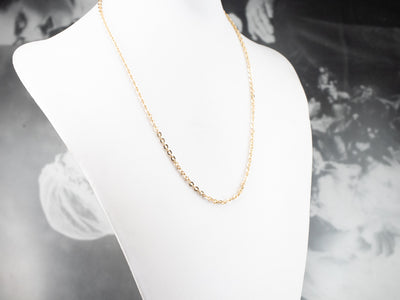 Vintage Gold Oval Link Chain