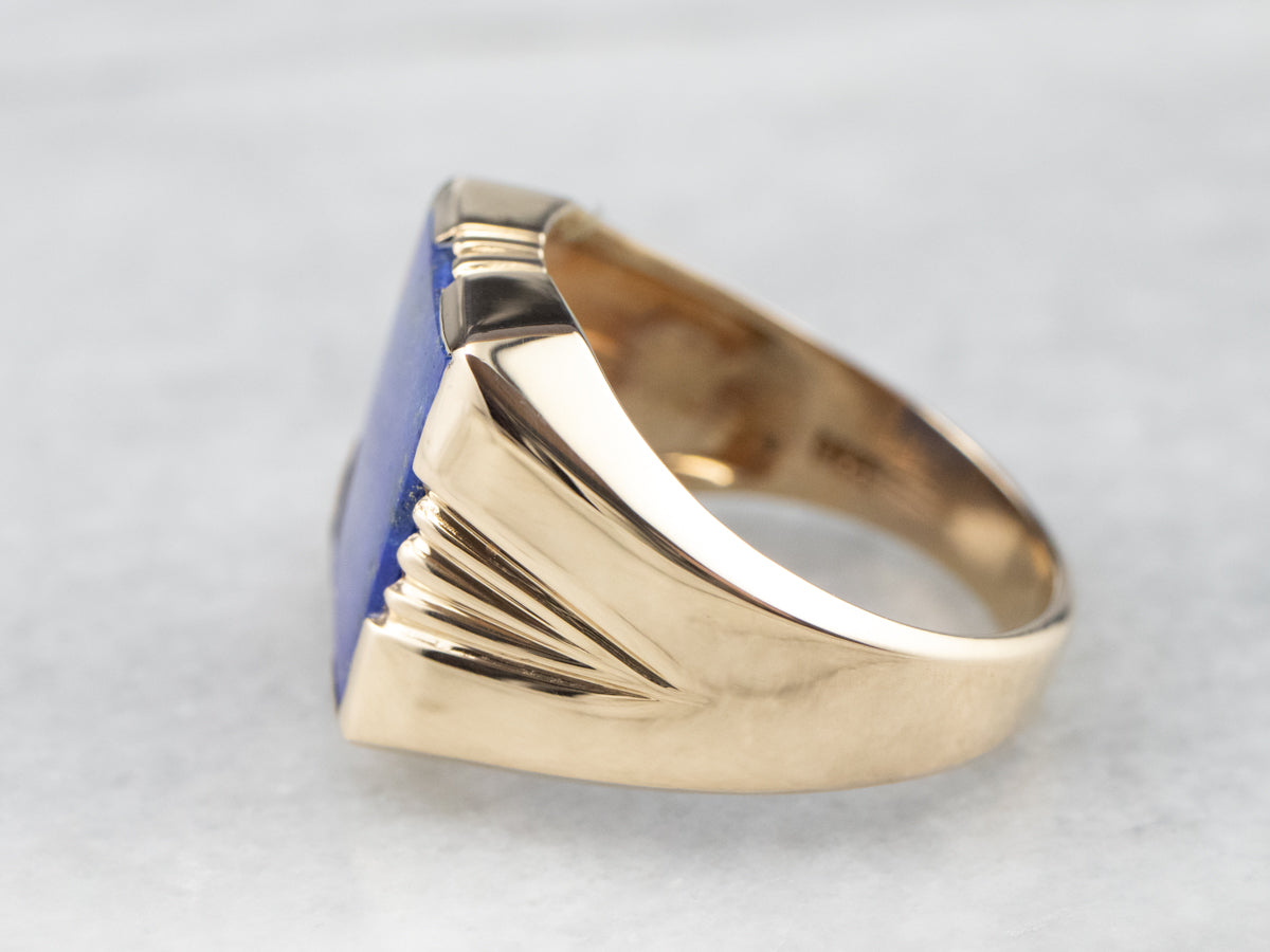 Men's Vintage Lapis Ring