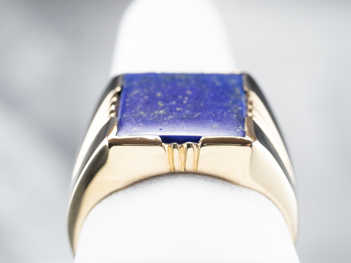 Men's Vintage Lapis Ring