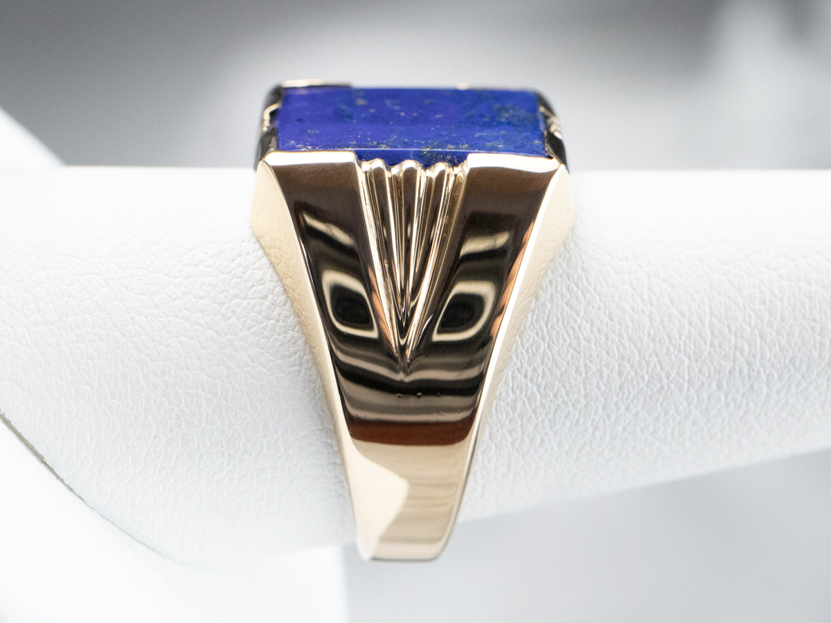 Men's Vintage Lapis Ring