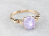 Vintage Gold Purple Star Sapphire Ring
