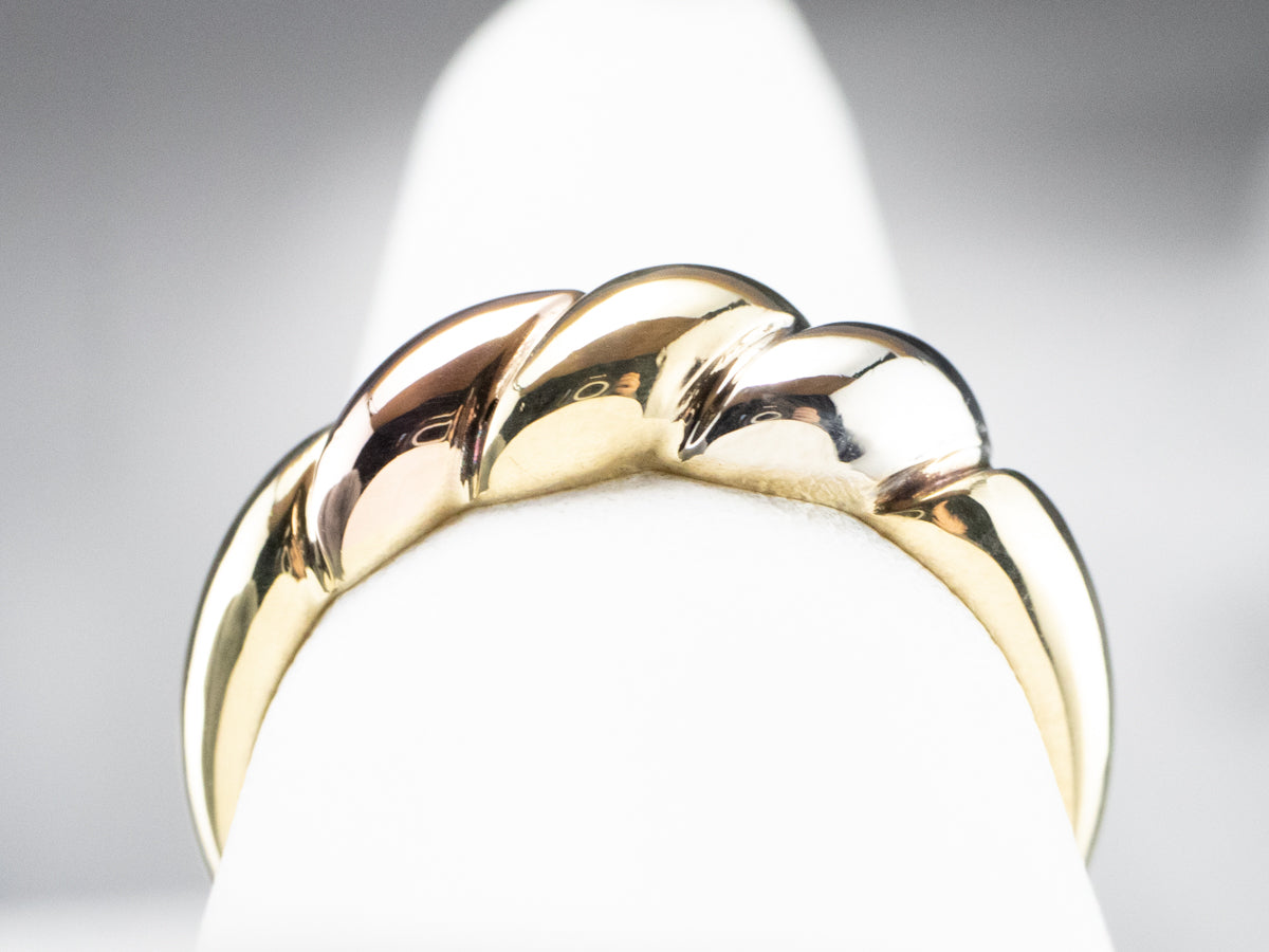 Tri-Color Gold Bombe Band