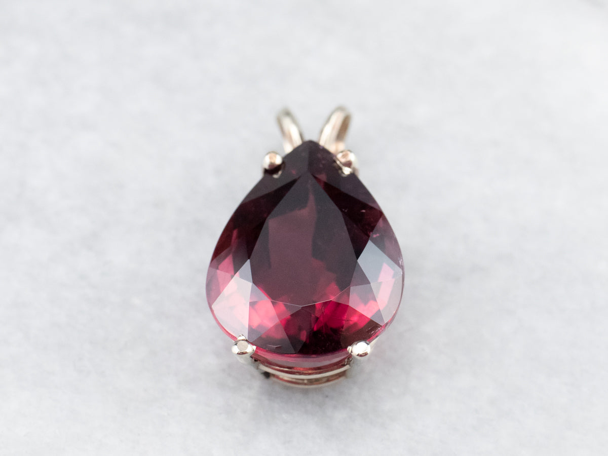 Pink Tourmaline Cocktail Pendant