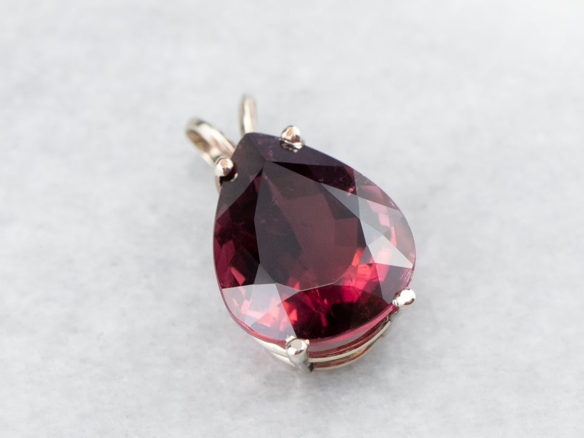 Pink Tourmaline Cocktail Pendant