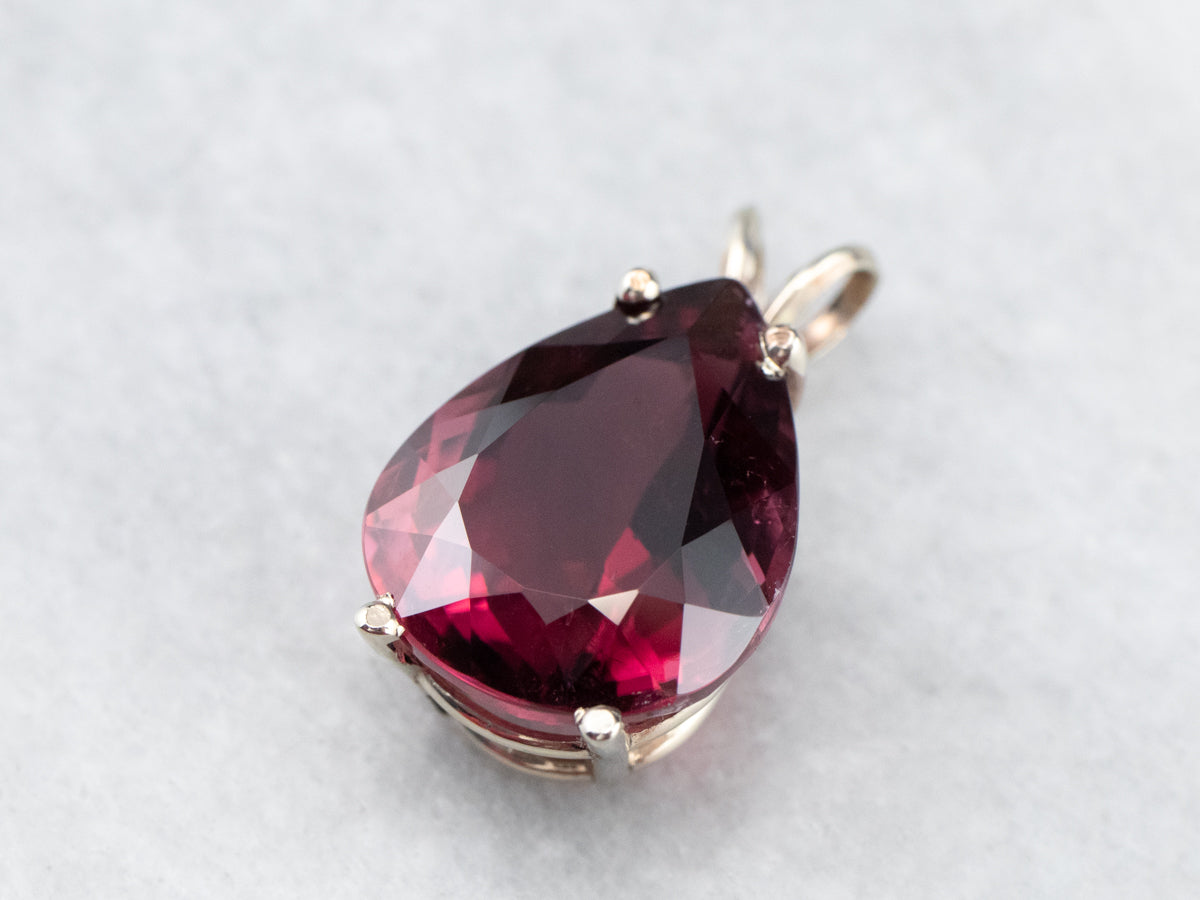 Pink Tourmaline Cocktail Pendant