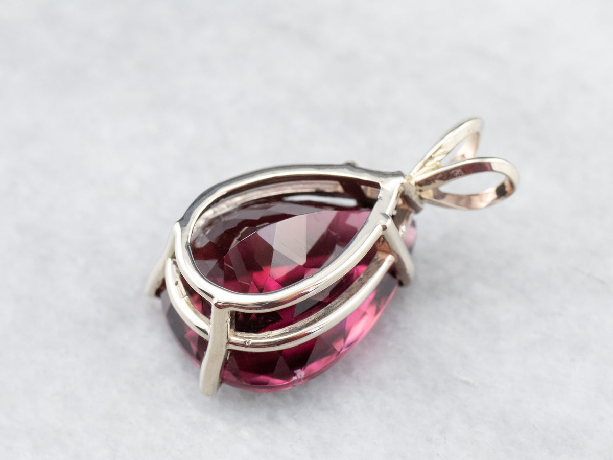 Pink Tourmaline Cocktail Pendant