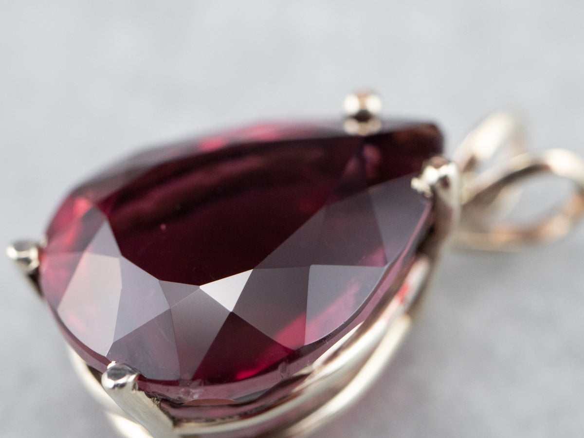 Pink Tourmaline Cocktail Pendant