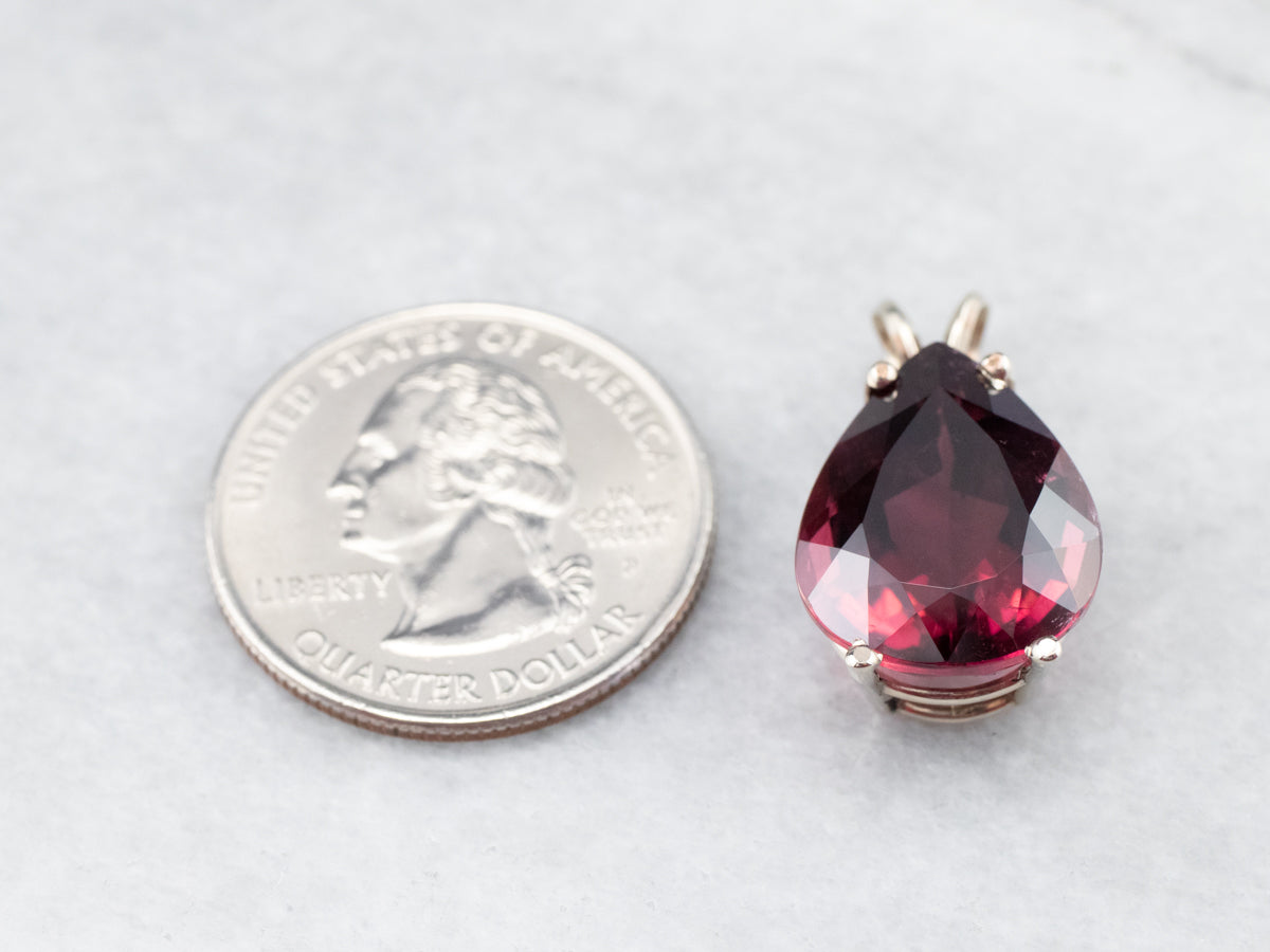 Pink Tourmaline Cocktail Pendant