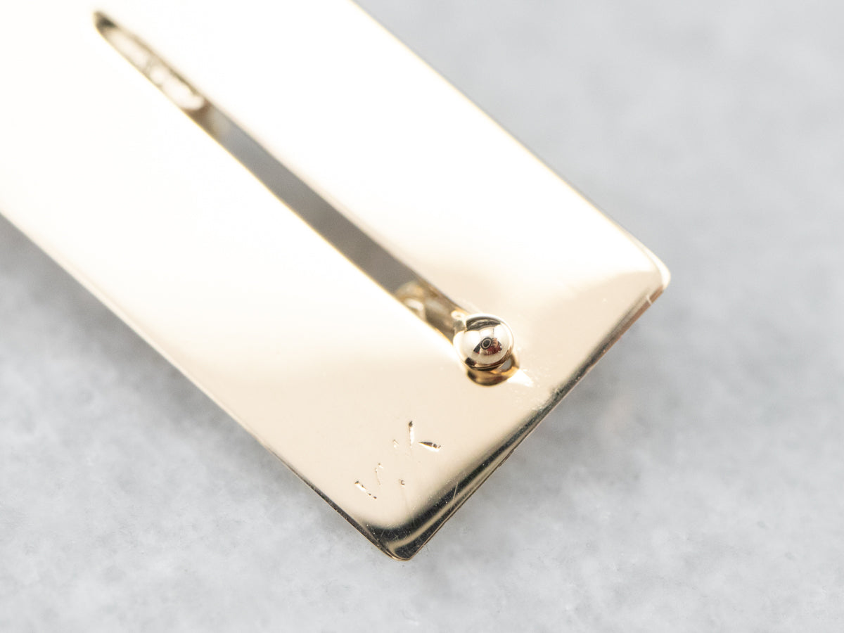 Gold Moving Parts Bowling Charm