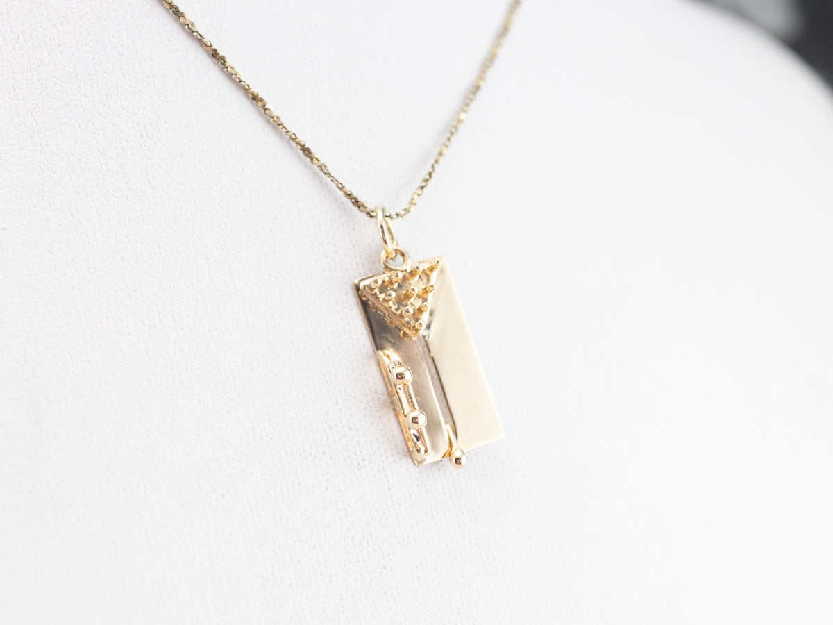 Gold Moving Parts Bowling Charm