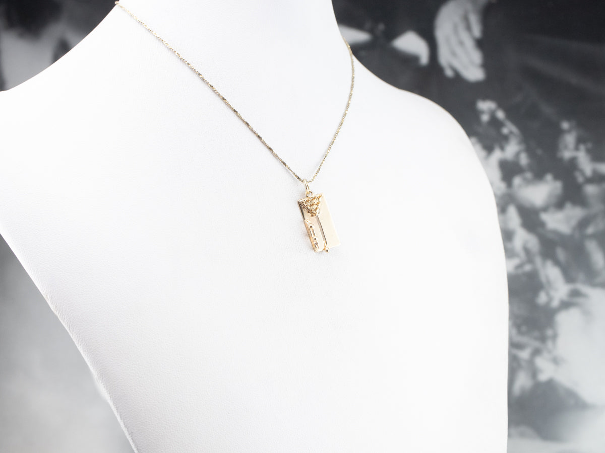 Gold Moving Parts Bowling Charm