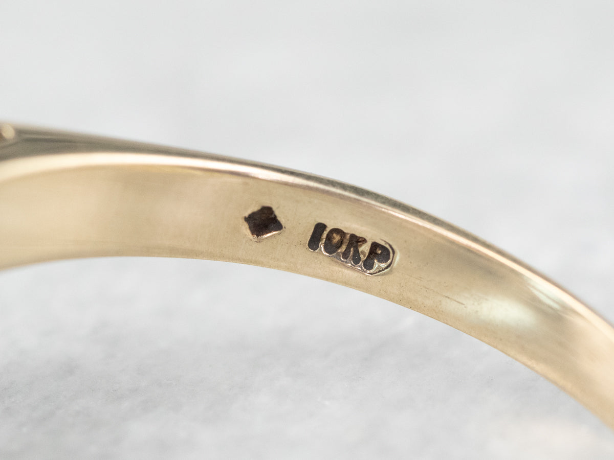 Swiss Blue Topaz and Diamond Ring