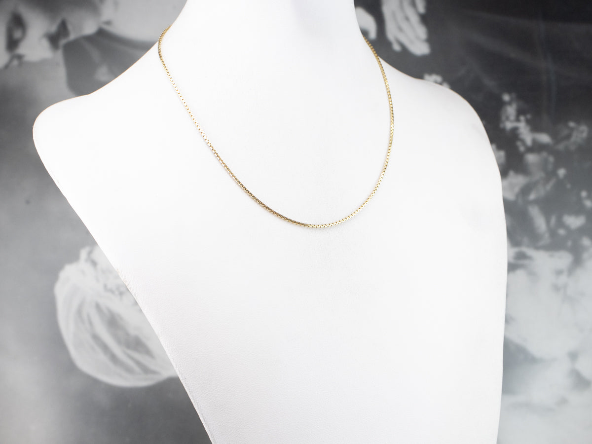 Yellow Gold Box Chain