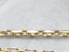 Vintage Yellow Gold Chunky Chain Necklace