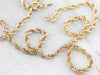 14K Gold Twisting Rope Chain