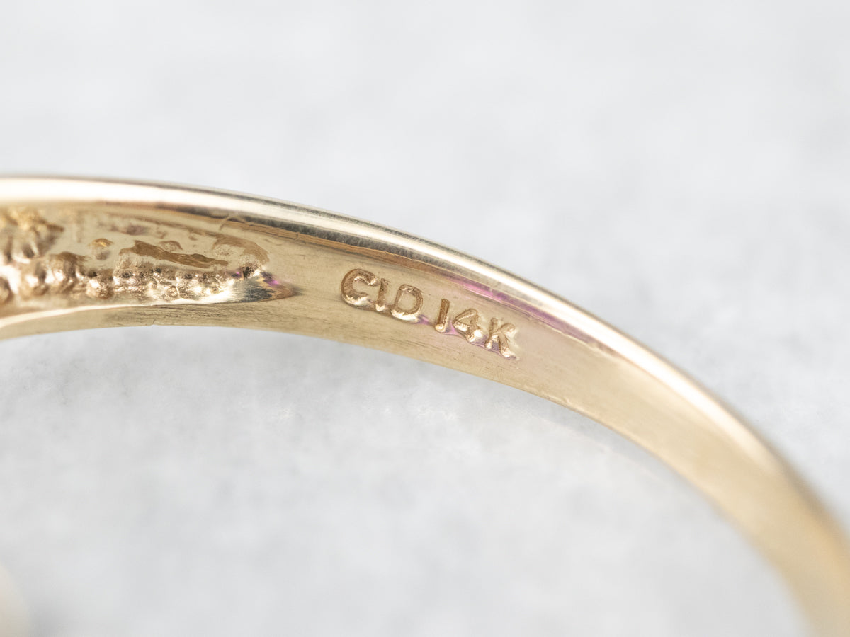 Amethyst Statement Ring in Yellow Gold